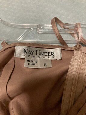 Kay Unger | Dresses | Kay Unger Begonia Ruffled Aline Mididress | Poshmark